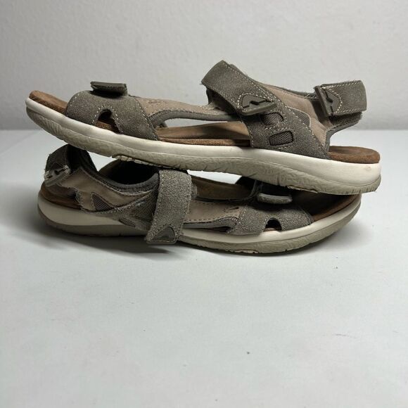 Hōtter Skylar Womens Light Beige Round Toe Casual Flat Sandals Size 9 M - Picture 8 of 12